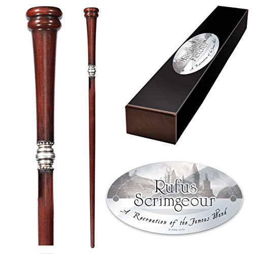 The Noble Collection Varita de Personaje Rufus Scrimgeour. Colección Harry Potter Noble (30488)