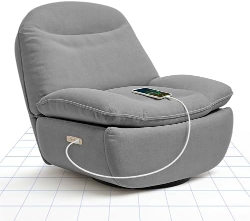 FLEXISPOT XR6 Sillón Relax Eléctrico con USB, Sófa Giratorio con ...