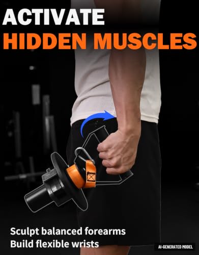 Image of Fitarc Wrist Bar,Forearm Strengthener,Wrist Curl Bar,Grip Strength Trainer, Wrist Bar,Wrist Rotation Exerciser,Wrist Forearm Strengthener