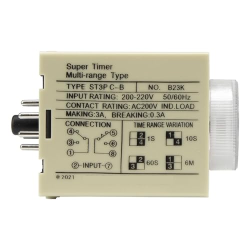 Relais temporisé ST3PC-B de commande électrique alternative 220V AC - 3