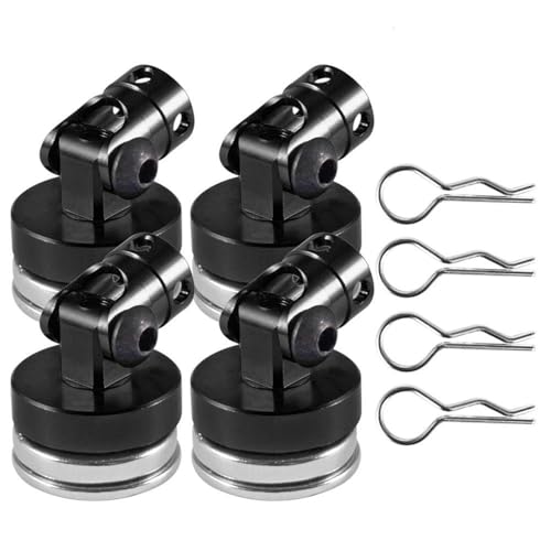 RC�J�[�p�[�c For Axial For SCX10 For Traxxas For TRX4 D90 For HSP For Himoto 4WD 1/10 RC ���C�{�f�B�|�X�g ������ �J�[ �V�F�� �}�E���g �R���� �N���b�v�t�� �p�[�c(Blac