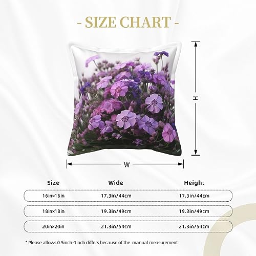 Housses de coussin pour canapé lit extérieur motif lavande rustique