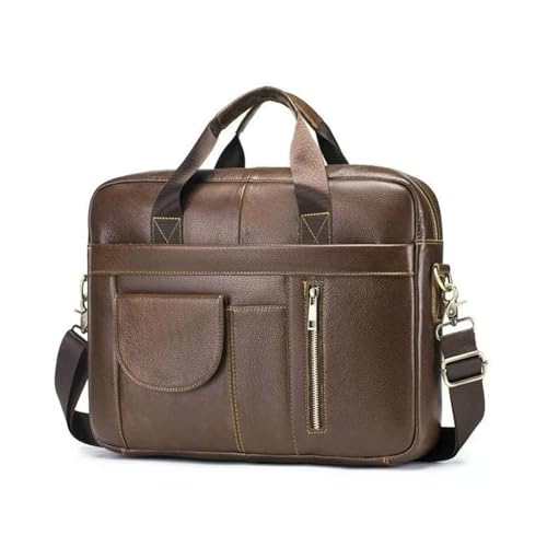 Sacoche ordinateur 15.6 pouces cuir homme pour le bureau et les déplacements