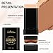 ZAIDOC Concealer Foundation Stick, 2-in-1 Long-Lasting Foundation and Concealer with Brush, Creamy Full Coverage for Dark Circles & Blemishes, Hydrating Olive & Camellia, 2.09 Oz (05#)