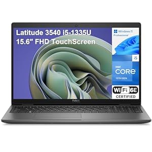 Dell Latitude 3540 15 15.6″ Touchscreen FHD Business Laptop Computer, 13th Gen Intel 10-Core i5-1335U (Beat i7-1270P), 32GB DDR4 RAM, 1TB PCIe SSD, WiFi 6E, Bluetooth, Type-C, Windows 11 Pro (Renewed)