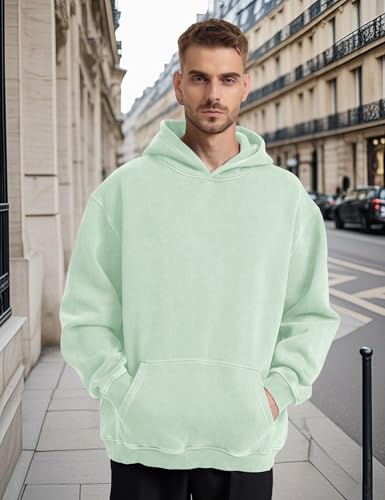 Image of Hatant Oversized Hoodie Sweatshirts for Men Couples Heavyweight Hoodies Pullover Vintage Mens Acid Wash Sweaters Clothes 2026
