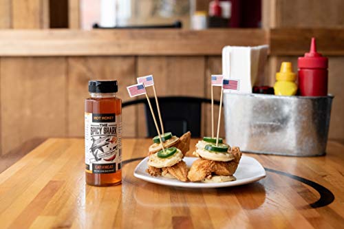 The Spicy Shark Hot Honey 12 oz Bottle miniatura 5