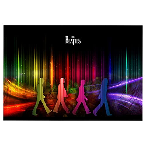 Abbey Road the Beatles Colourful Tin Poster Metal Aluminium Sign Wall Art Door Plaque Film Room Man Cave 150x100mm SMALL - Les Beatles, Paul McCartney, John Lennon, RIngo Starr, George Harrison Abbey Road the Beatles Colourful Tin Poster Metal Aluminium Sign Wall Art Door Plaque Film Room Man Cave 150x100mm SMALL – Image 4