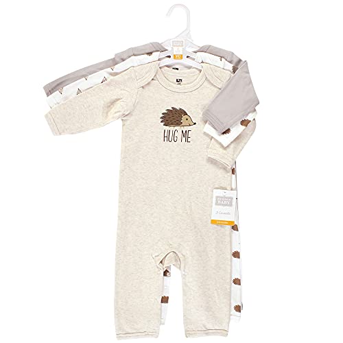 Image of Hudson Baby Baby Cotton Union Suit, 3 Pack