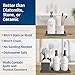 Spacewiser Countertop and Vanity Tray - 2 PC (11” and 7”) Shatterproof Silicone Kitchen and Bathroom Trays for Counter, Kitchen Soap Dispenser Tray, Vanity Trays for Bathroom, Perfume Key Tray