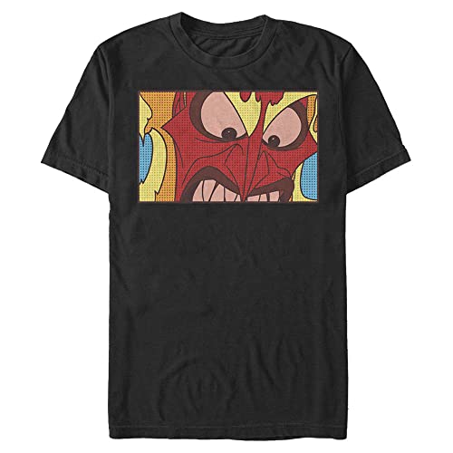 T-shirt Disney Villains Evil Queen pour homme en coton noir à manches courtes