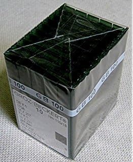 100 Groz-Beckert 134 135X5 DPX5 SY1955 797 Sewing Machine Needles SINGER PFAFF (Size 21 (metric 130))