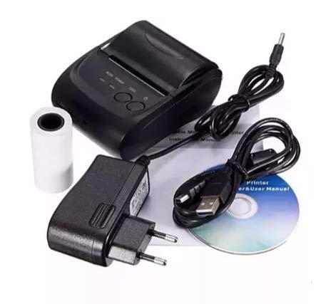 Mini Impressora Portatil Sem Fio Termica 58mm Bluetooth