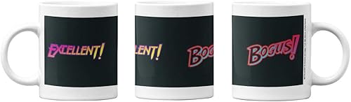 Poster Foundry Bill and Teds Excellent Adventure and Bogus Journey Movie Retro 90s Classic Funny Double Sided Ceramic Coffee Mug Tea Cup Fun Novelty
