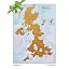 Scratch UK Map 59 x 42 cm
