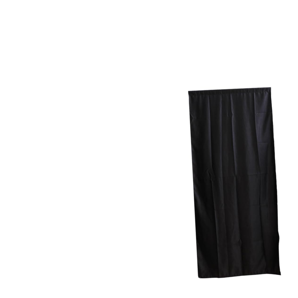 Rideaux occultants thermiques 99x213 cm noirs Orfofe pour fenêtres de chambre