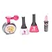 PowerTRC Dress Up Make Up Salon Beauty Play Set | Realistic Pretend Play Set | Fashion Kit for Girls | Hair Dryer, Makeup Set, Brushes & Accessories