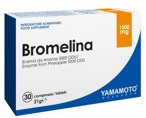 Bromelina 30 comprimidos - función drenante y depurativa, extracto de piña