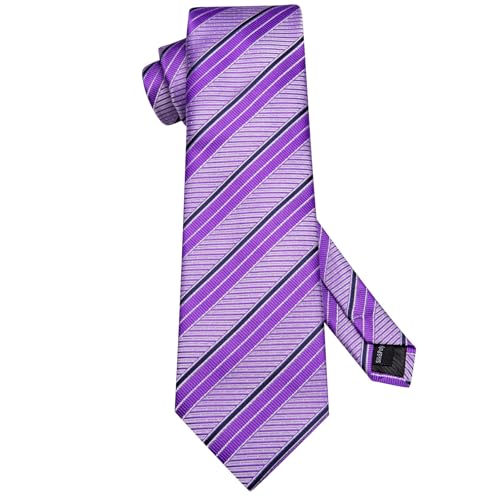 Image of Hi-Tie Men's Silk Ties Formal Woven Classic Necktie Pocket Square Cufflinks Lapel Pin Set Wedding Business