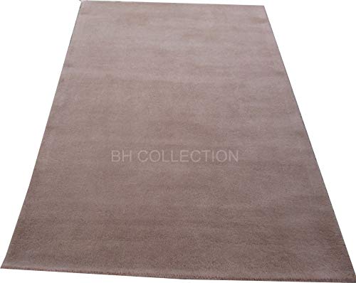 Image of Classical Look Plain Handmade Carpet with Super Soft & Pure Woolen Carpet for Your BEDROOMS & Living Room with 1 INCH Pile Height 2.6 X 10.0 FEET (75x300 cm)