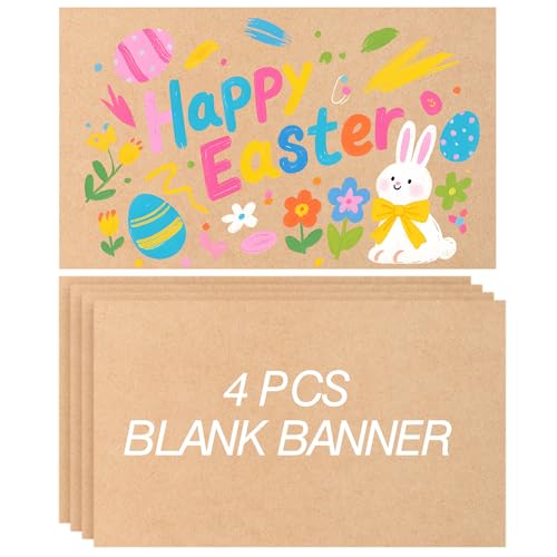 Tatuo 4 Pcs 36" x 72" Large Blank Brown Paper