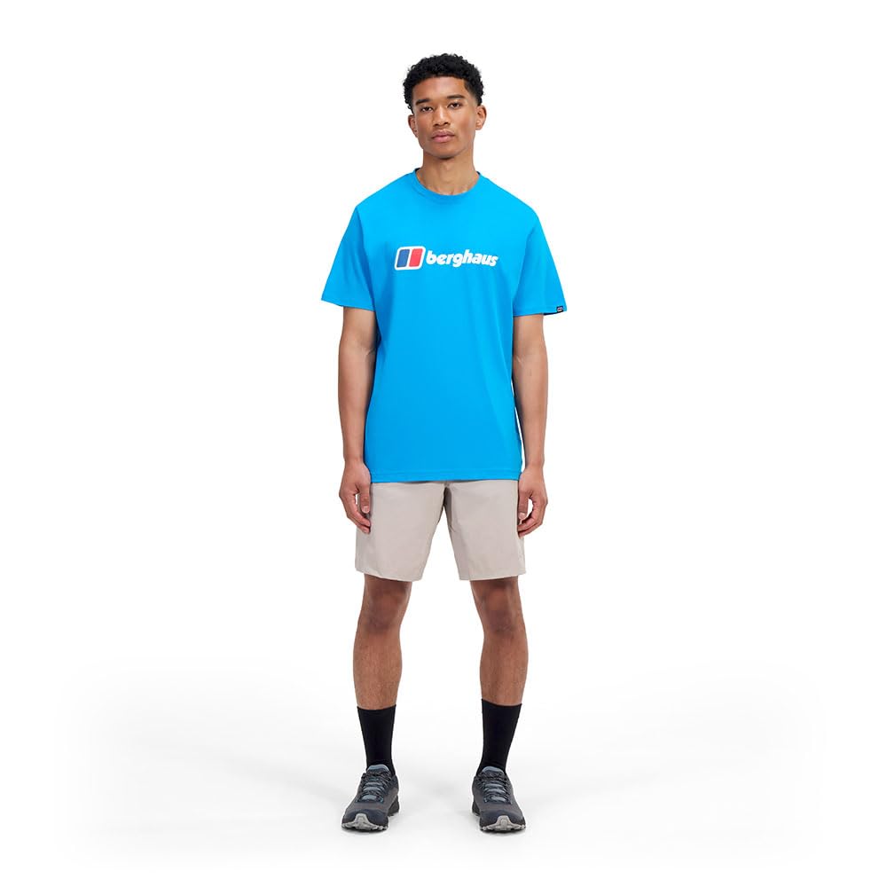 Berghaus Mens Class XL-Logo T-Shirt, Mountain Blue, S