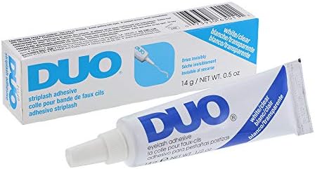 DUO Strip Eyelash Adhesive Clear, for Fake Strip Lash, 0.5 oz, 1-Pack