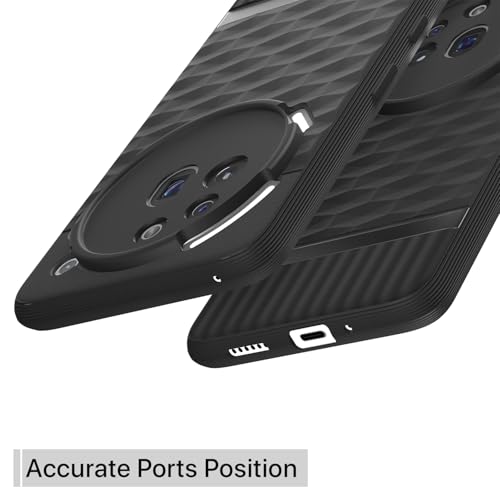 Image of Amazon Basics Back Cover for Nothing Phone 3a Pro 5G | Full Camera Protection | TPU Soft Flexible Shockproof Bumper Case(Black)