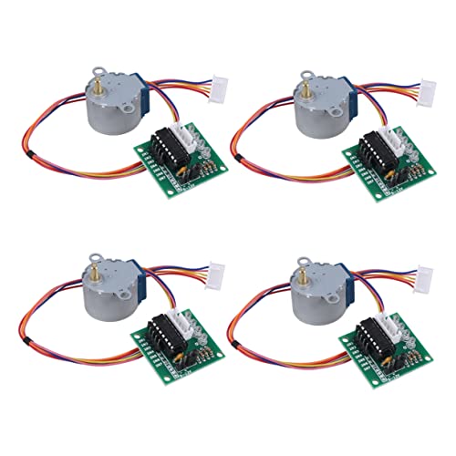 Mobestech 4sets Phase Step Stepper Motor Driver Board for Speed Reduction Motor Applications Compatible High Torque