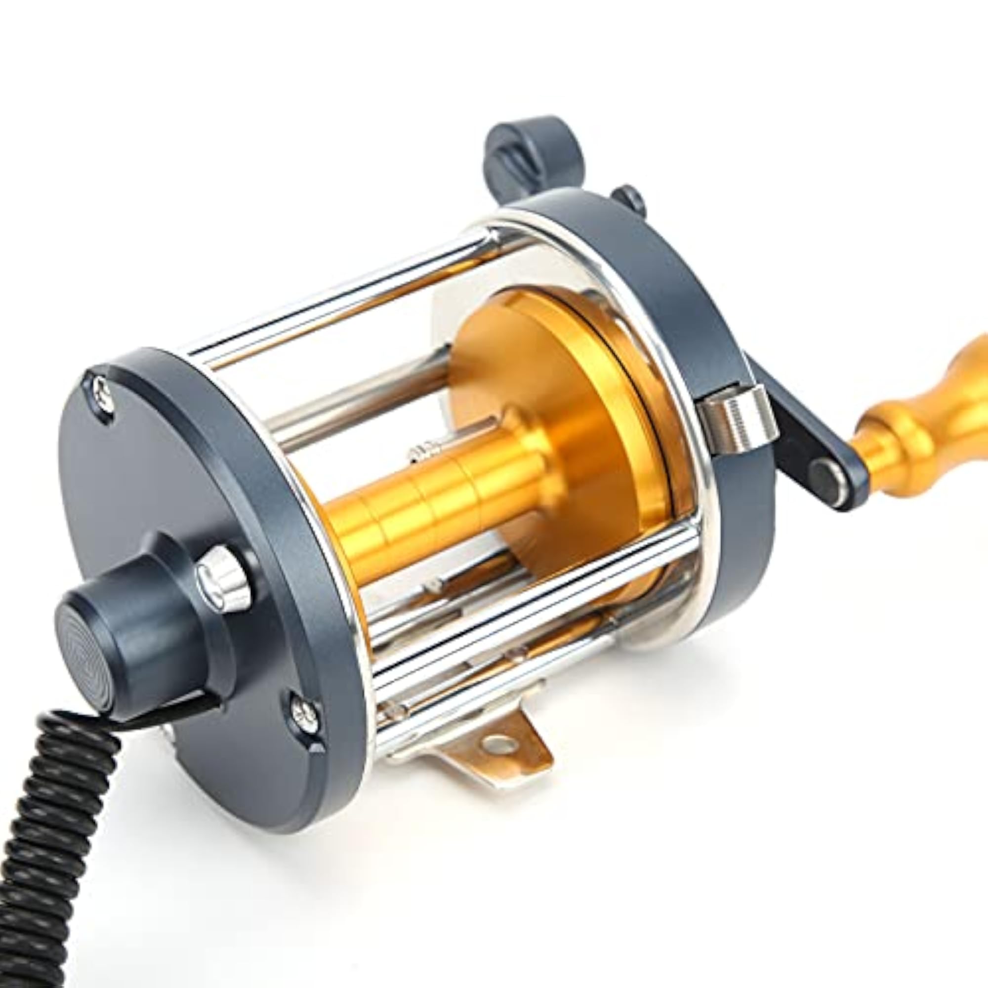 Fishing Accessories Adjustable Right Hand Metal Rocker Drum Fishing Wheel