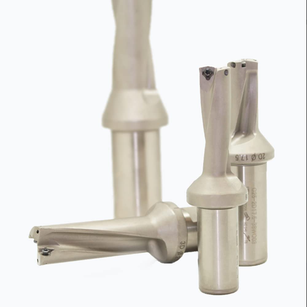 wiertła bity wiertła do metalu wiertło wewnętrzne 13mm-50mm głębokość 2/3/4/5D wiertło indeksowane U C32-D31-Wc06 4D (Color : C40-d40-wc06, Size : 3D)
