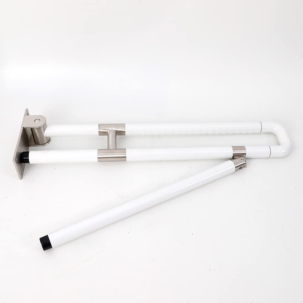 Asidero plegable para inodoro con minusválidos, asidero, plegable para ayudar a levantarse, pasamanos de seguridad