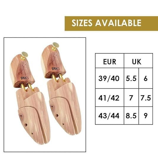 Image of PRO Men Premium Shoe Tree | Cedar Wooden Shoe Shaper | Anti-Wrinkle Shoes Stretcher | Wooden Shoe Tree for Men