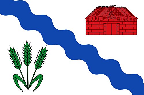 Drapeau Pajares de Adaja résistant aux intempéries format rectangulaire 2:3