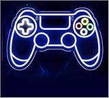 Ideas creativas para regalos con letreros de neón Letrero de neón para mando juegos, luz LED regulable, para sala, 35 cm x 22,7