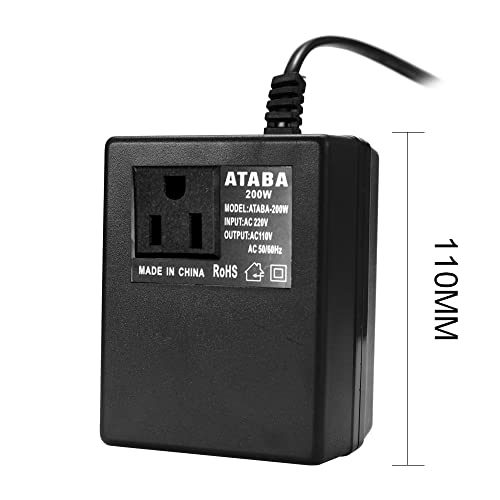 ERYUE Eficiente Casa Inteligente 200 W AC 220 V Para 110 V Step Down Transformador Conversor de Tens