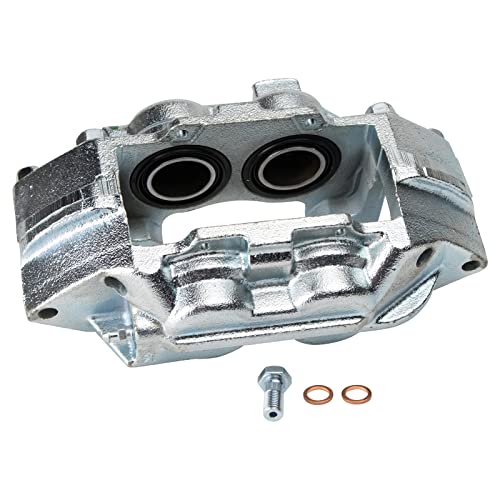 Image of TRQ Front Left Brake Caliper Drivers Side | For 2015-2019 Chevrolet Colorado GMC Canyon