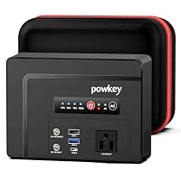 Amazon.co.jp: Powkey ポータブル電源 407Wh 蓄電池 家庭用 大容量