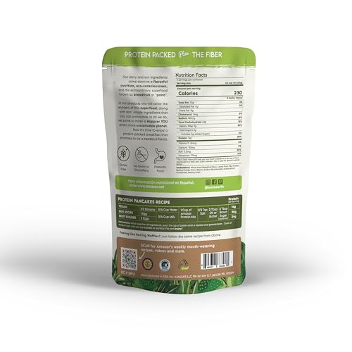 Amasar High Protein Pancake & Waffle Mix (Breadfruit-Based) 9 oz (3pk) - Thumbnail 2