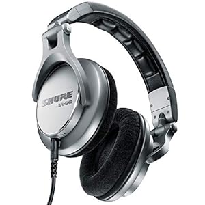 Shure Srh940-Sl-Efs Casque Studio et Hi-Fi Référence pour Applications Professionnelles, Réponse En Fréquence Optimisée avec Basse Profondes, Médiums Précis et Aigus de Grande Clarté, Noir/Argent