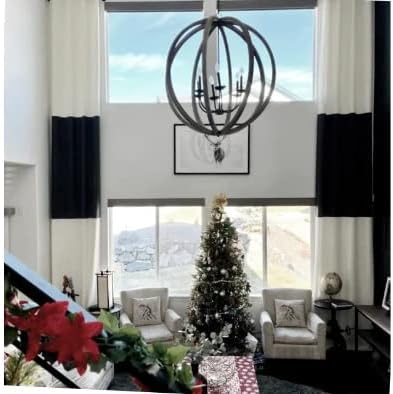 Ikiriska Extra Long Velvet Curtains, Block of 3 Colors. 8-25 ft Long (1 Panel). Grommet top Any Color. Width 50-200" (100″Wx108″L)