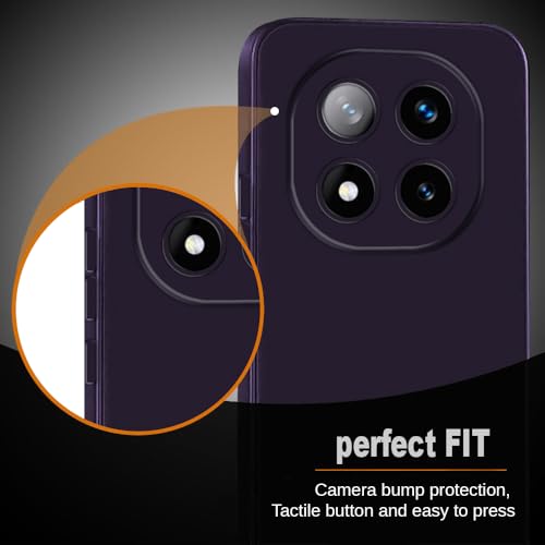 Image of Back Cover for Mi Redmi Note 14 Pro Plus 5G | Full Camera Protection | Premium Liquid Silicon Case | Flexible Bumper Case for Mi Redmi Note 14 Pro Plus 5G (Maroon Red)