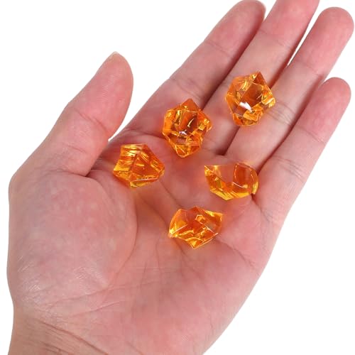 Cubitos de hielo acrílico reutilizables PRETYZOOM con relleno transparente de alta refracción 5