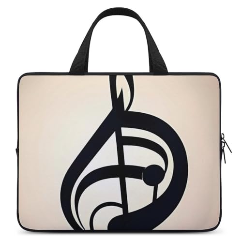 Housse ordinateur 10 pouces musique pochette de protection PC portable rigolote