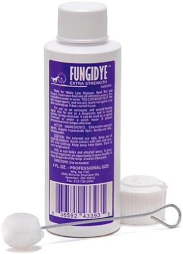 Nu-Foot Fungidye Horse Hoof Care with Dauber Cap, 4-Ounce