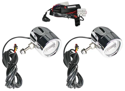 Custom Dynamics PB-FOG-HD-C LED Halo Fog Lights - Chrome