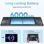 Android Tablet, 10 inch Android 15 Tablet with Octa-Core Processor, 12GB RAM 64GB ROM 2TB Expand, 1280x800 HD Touchscreen, GPS, WiFi 5, Dual Camera, BT5.0, 6000mAh, Widevine L1 (Black) - Image 5