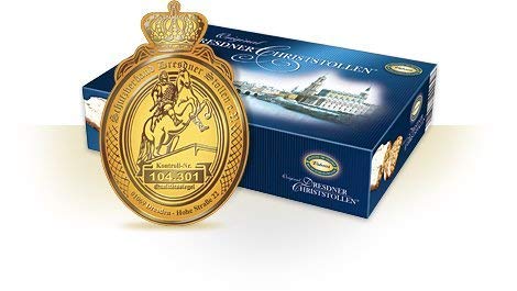 Vadossi Original Dresdner Christstollen im Geschenkkarton, 1000 g