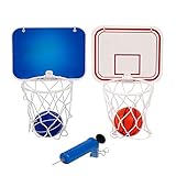 Al colgar el panel posterior en una puerta o pared y configurarlo en segundos, el equipo duradero y de alto rendimiento incluye balones, rebotes y bombas para fomentar el interés de su hijo en los deportes.