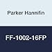 Parker Hannifin FF-1002-16FP Series FF Steel Non-Spill Flush Face Hydraulic Quick Nipple with Female Pipe Thread, Push-to-Connect, 1" Body Size, 1"-11 1/2 NPSF Port End, 3.85" Length